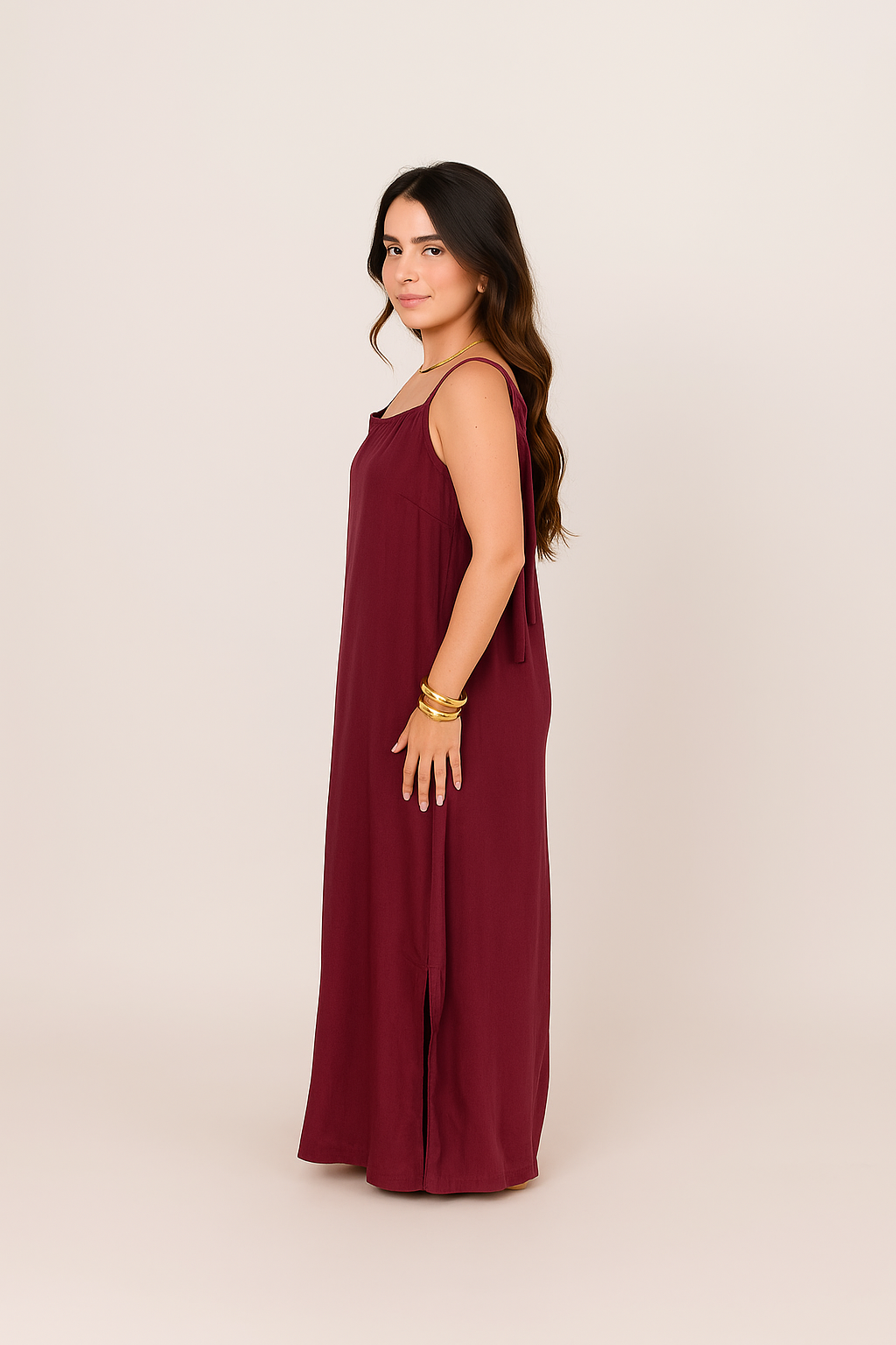 Vestido Essencial Duna | Marrom