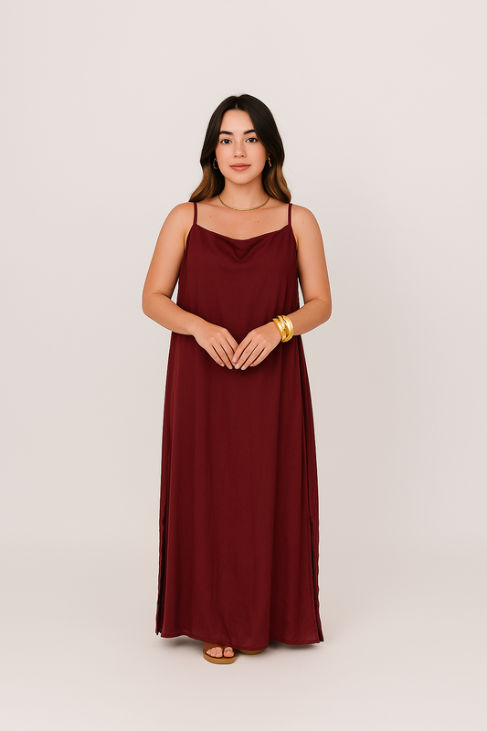 Vestido Essencial Duna | Marrom