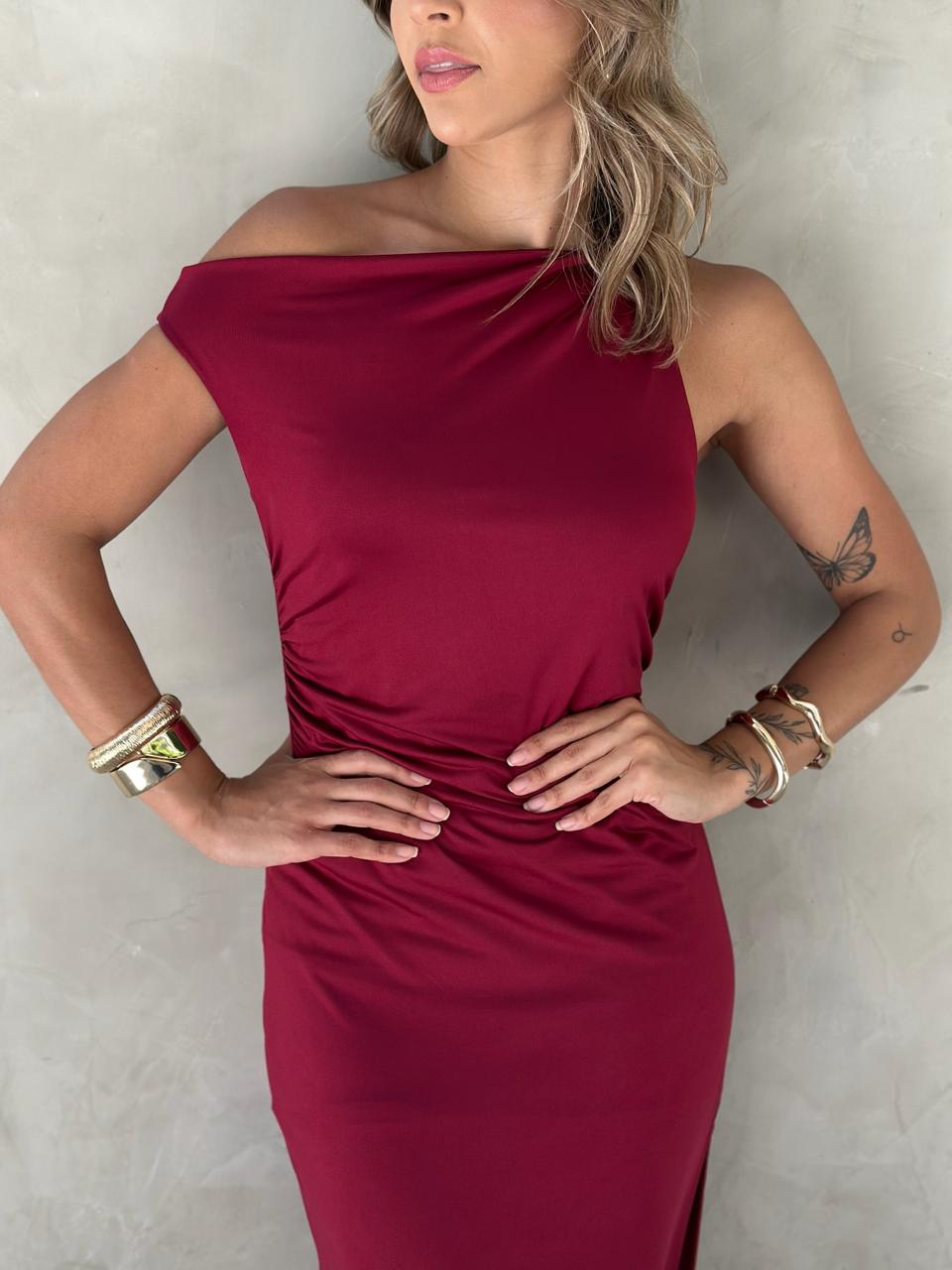 Vestido Ipanema Heloisa | Bordo