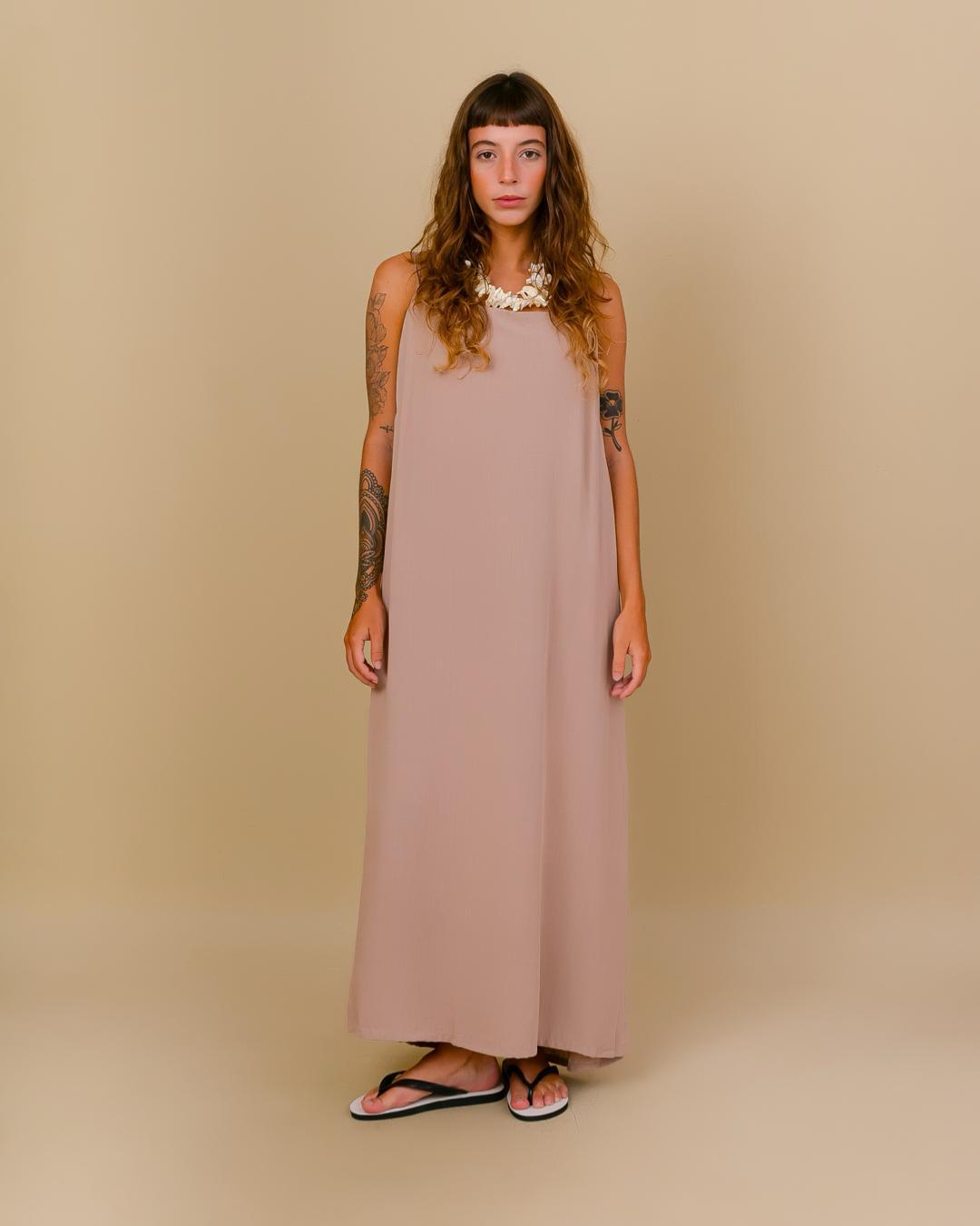 Vestido Essencial Duna | Areia