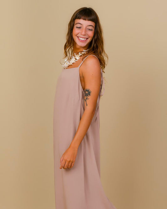 Vestido Essencial Duna | Areia