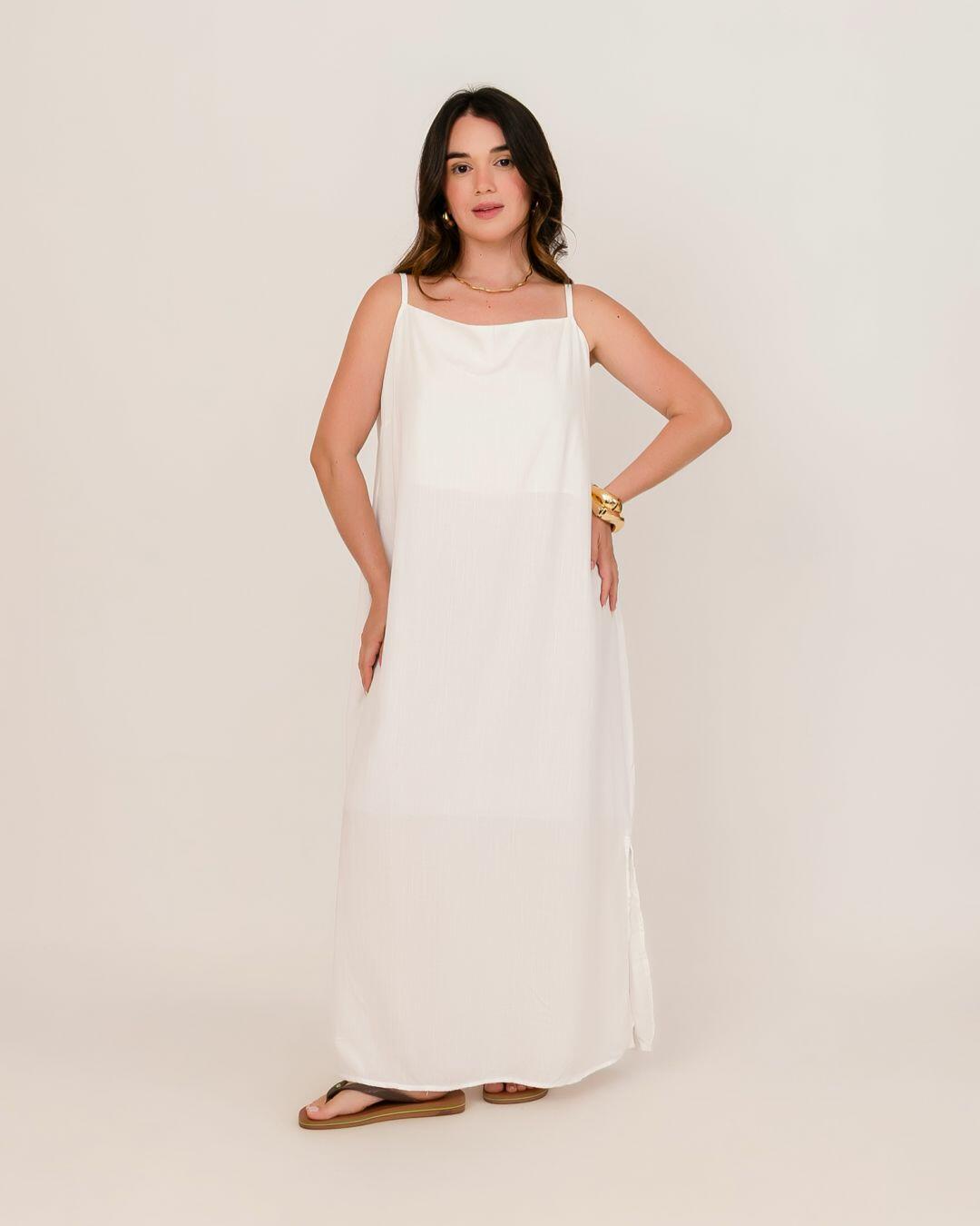 Vestido Essencial Duna | Off White