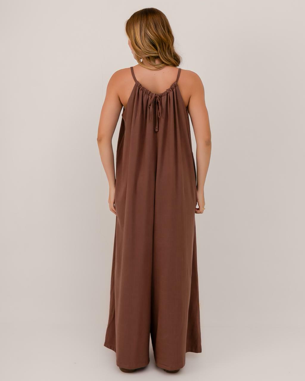 Macacão Essencial Brisa | Marrom Claro