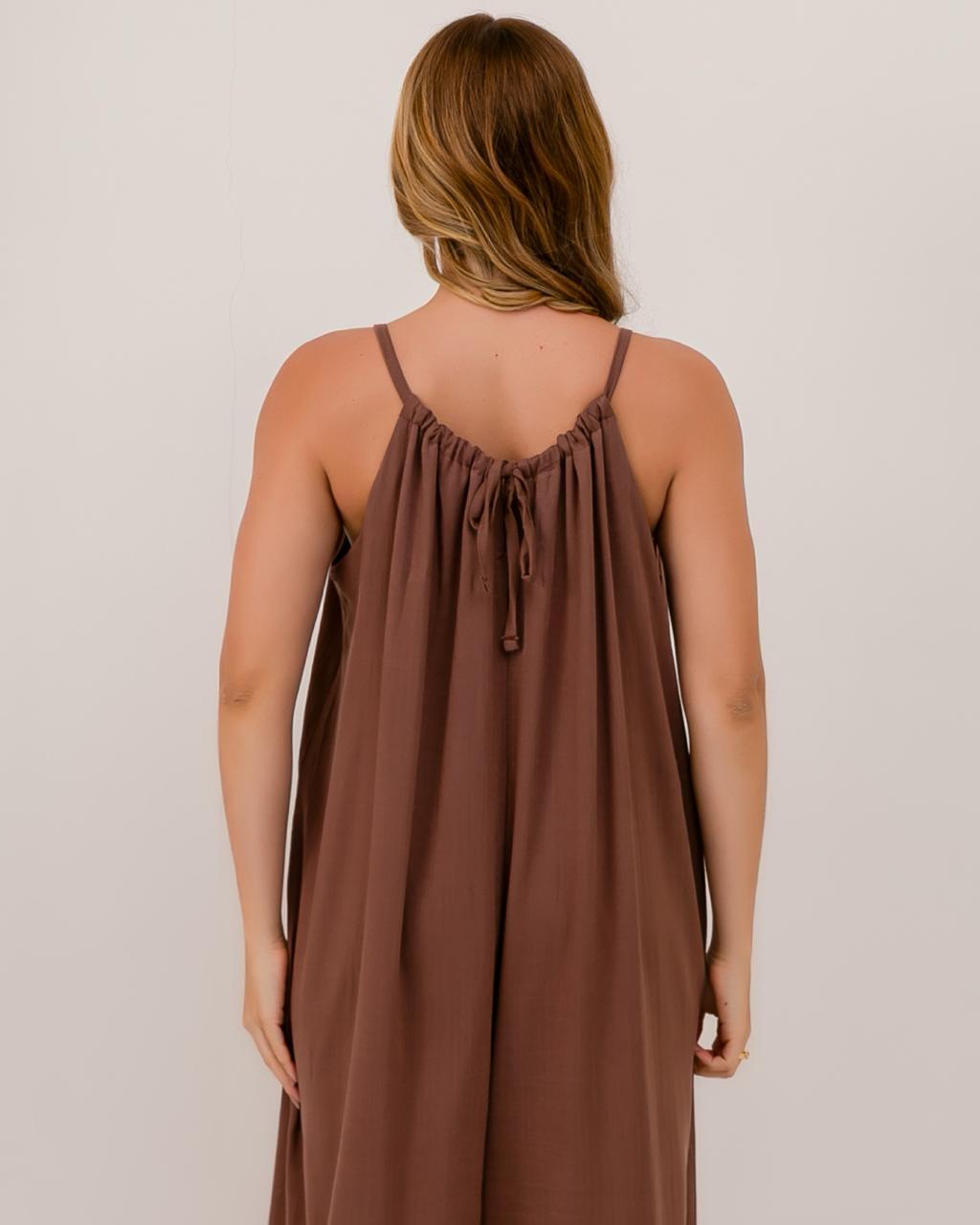 Macacão Essencial Brisa | Marrom Claro