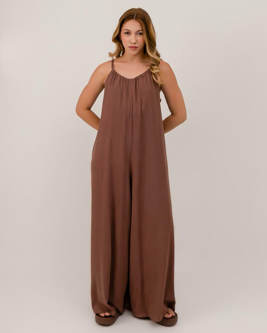 Macacão Essencial Brisa | Marrom Claro